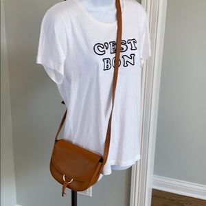 NWOT Vegan leather mini crossbody